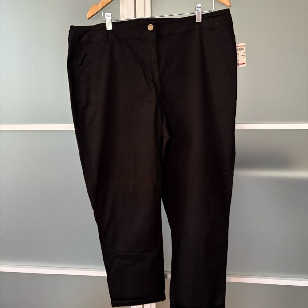 Chico's Elegant Black Cropped Pants
